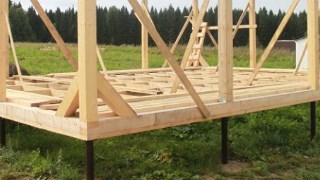 Сарай на винтовых сваях или хозблок на сваях Щелково цена от 2553 руб. / шт.